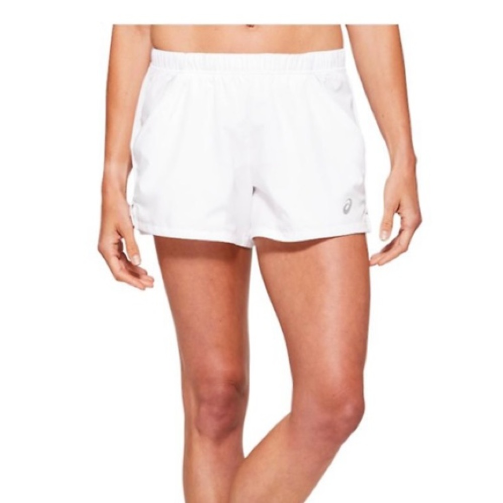 NWT ASICS Women’s White Tennis Athletic Practice Shorts Med Large - Picture 12 of 13